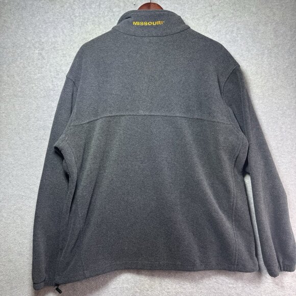 Columbia Missouri Tigers Jacket XXL Fleece Zip University Football College NCAA - Picture 2 of 12